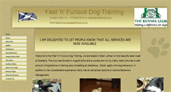 Desktop Screenshot of fastnfuriousdogagilityclub.co.uk