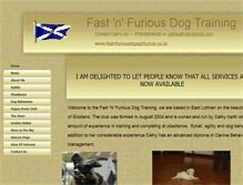Tablet Screenshot of fastnfuriousdogagilityclub.co.uk
